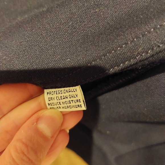 St. John sport black gold buttons stretch canvas blazer denim jacket style small - Picture 5 of 8